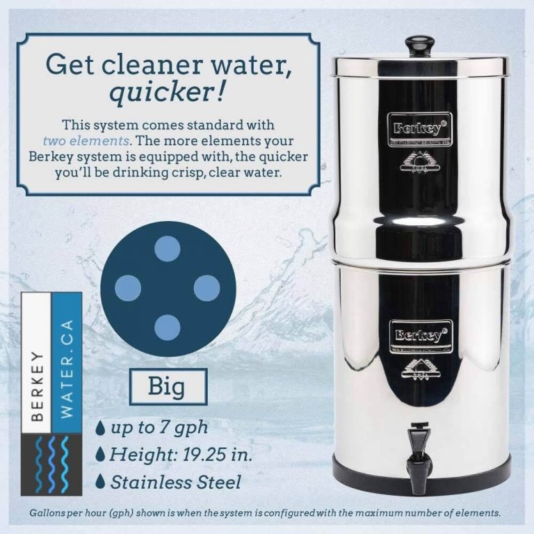 Big Berkey Water Filter Berkey Water Canada Delivering Fresh Water