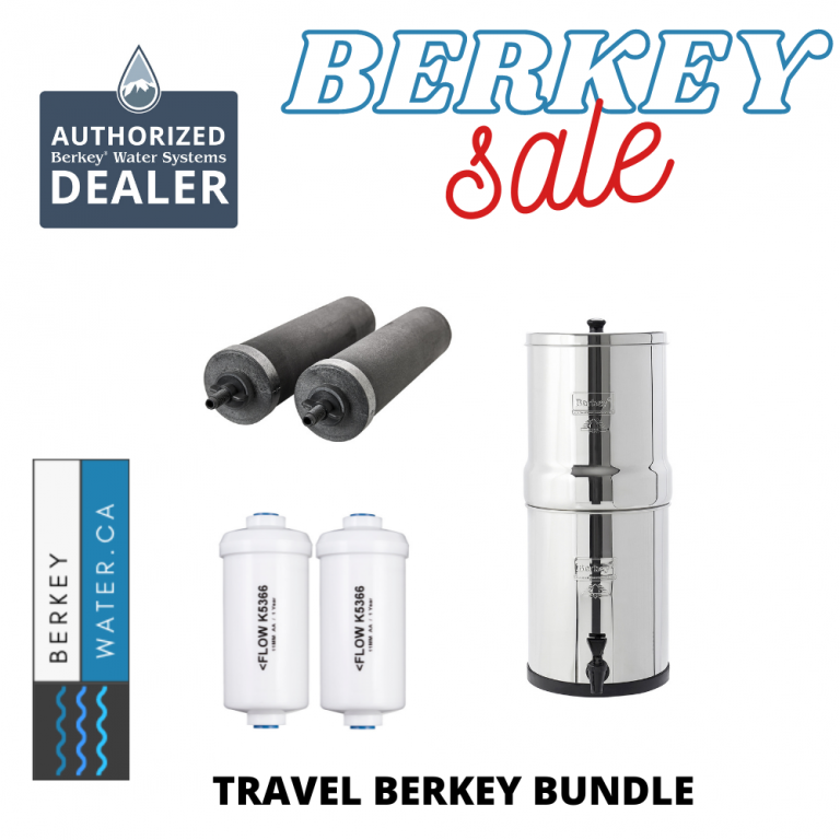 Travel Berkey® Special Set With 2 Black Elements And 2 Fluoride Filters
