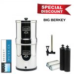 Big Berkey® Special Set With 2 Black Elements, 2 Fluoride Filters & Sight Glass Spigot