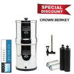 Crown Berkey® Special Set With 2 Black Elements, 2 Fluoride Filters & Sight Glass Spigot