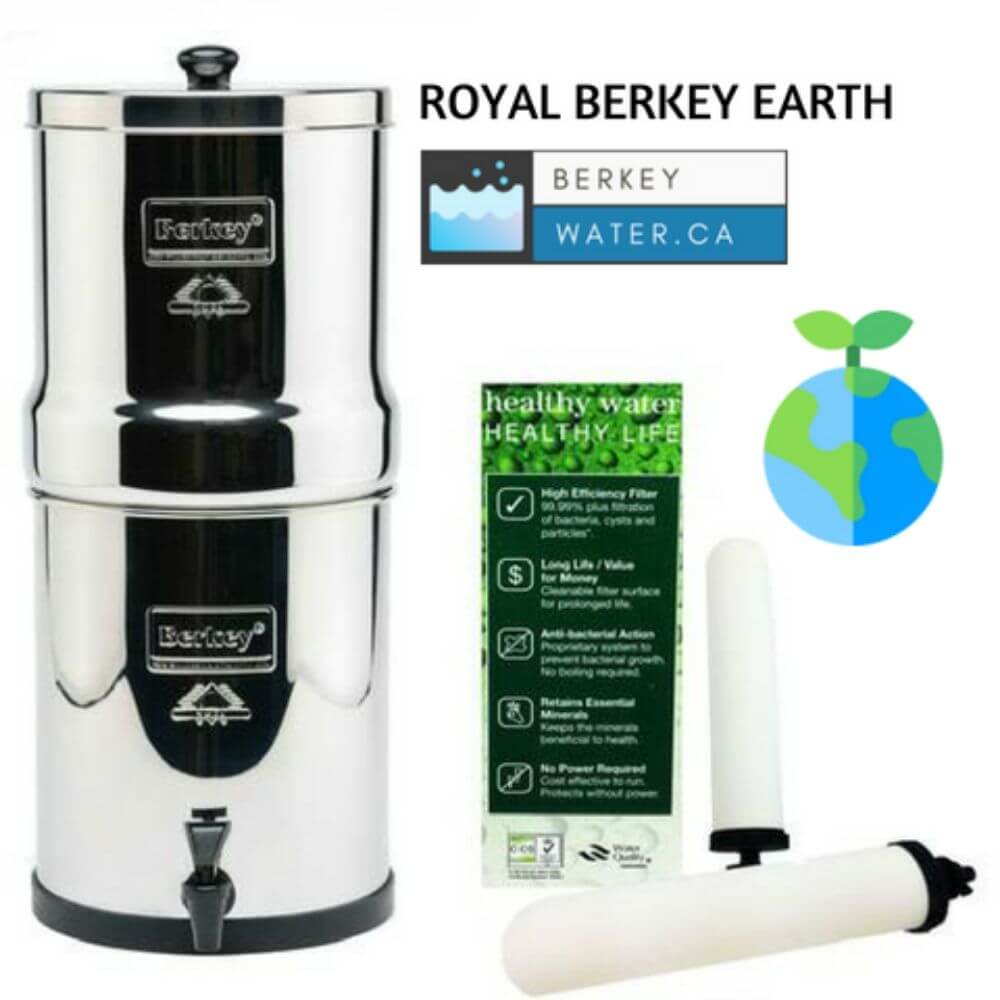 Royal Berkey® Water Filter 12.3 Litres - Berkey Water Filter Canada