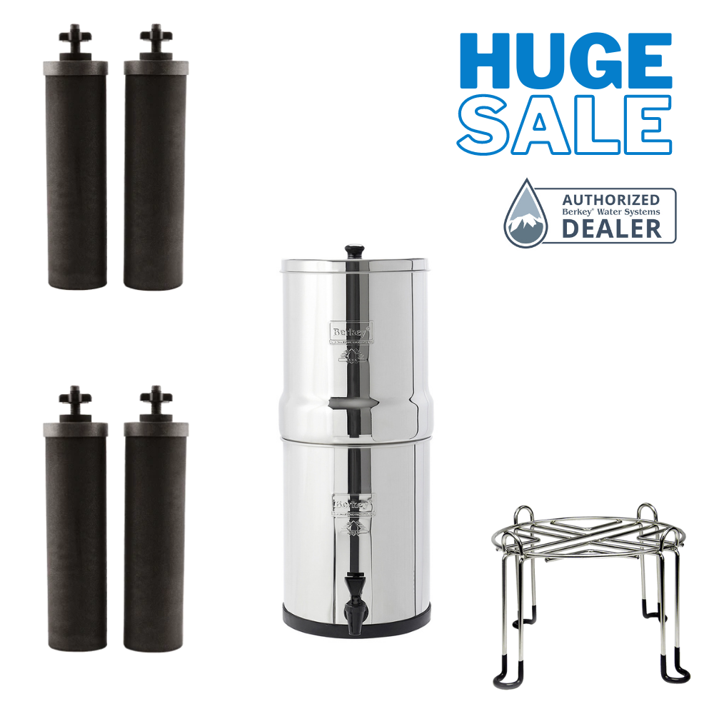 Berkey® Light 10.4 liters, 4 Black Berkey® filters