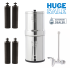 Imperial Berkey Special Bundle With 4 Black Berkey Filters & Stainless Steel Berkey Water View Spigot